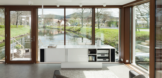 The Sideboard - modern and practically floating.